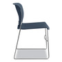 HON Olson Chair - Plastic Seat Material - Regatta Back Color - Plastic Back Material - Chrome Frame Color - Steel Frame Material