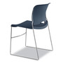 HON Olson Chair - Plastic Seat Material - Regatta Back Color - Plastic Back Material - Chrome Frame Color - Steel Frame Material