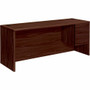 HON 10700 H10745R Pedestal Credenza - 29.5" Height x 72" Width x 24" Depth - 2 x Box, File Drawer(s)Right Side - Waterfall Edge