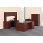 HON 10700 H10770 Bridge - 29.5" Height x 47" Width x 24" Depth - Waterfall Edge - Finish: Mahogany (HON10770NN)