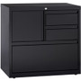 Lorell 30" Personal Storage Center Lateral File - 30" Width x 18.6" Depth x 28" Height - 3 x Drawer(s) for File, Box - (LLR60933)