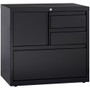 Lorell 30" Personal Storage Center Lateral File - 30" Width x 18.6" Depth x 28" Height - 3 x Drawer(s) for File, Box - (LLR60933)
