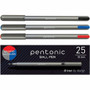 Pentonic Ballpoint Pen Set - 1 mm Pen Point - Multi Ink - Nickel Silver Tip