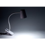 Bostitch Adjustable LED Clamp Light - 5.20 W LED Bulb - Adjustable, Flexible Neck, Adjustable Head - Silicone - Desk Mountable, Wall Mountable - White