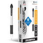 Zebra SARASA dry X20+ Gel Retractable RDI - 0.7 mm Medium Conical Pen Point - Retractable - Black Ink - Gel-based - White Plastic Barrel