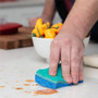 O-Cedar Scrunge Non-Scratch Scrub Sponge - 4.2" Width x 2.6" Depth x 4.2" Length - 2 / Pack - Cellulose, Synthetic Fiber