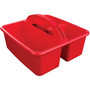 deflecto Antimicrobial Creativity Storage Caddy, Red