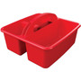 deflecto Antimicrobial Creativity Storage Caddy, Red