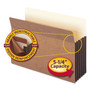 Smead Redrope TUFF Pocket Drop-Front File Pockets with Fully Lined Gussets, 5.25" Expansion, Legal Size, Redrope, 10/Box