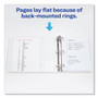 Avery Showcase Economy View Binders with Slant Rings, 3 Rings, 1" Capacity, 11 x 8.5, White