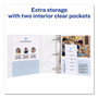 Avery Showcase Economy View Binders with Slant Rings, 3 Rings, 1" Capacity, 11 x 8.5, White