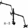 Rocelco RDM3 Desk Mount for LCD Monitor, LED Monitor, Display Stand - Black - Landscape/Portrait - Height Adjustable - 3 Display(s) Supported - 13" to 27" Screen Support