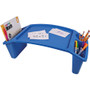 deflecto Antimicrobial Lap Desk, Rectangular, 23.35w x 12d x 8.53h, Blue
