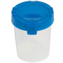 deflecto Antimicrobial No Spill Paint Cup, 3.46 w x 3.93 h, Blue