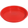 Deflecto Kids Antimicrobial Round Craft Tray - Accessories, Art, Craft - 1.61" Height x 13.07" Width x 13.07" Depth - Red - Polypropylene