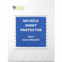 C-Line No-Hole Poly Sheet Protectors - For Letter 8 1/2" x 11" Sheet - Clear - Polypropylene