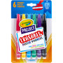 Crayola Project Erasable Poster Markers - Chisel Marker Point - Erasable - Red, Yellow, Green, Blue, Purple, Black Ink