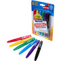 Crayola Project Erasable Poster Markers - Chisel Marker Point - Erasable - Red, Yellow, Green, Blue, Purple, Black Ink