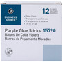 Business Source Bulk Purple Glue Sticks - 0.74 oz - Purple