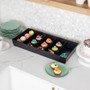 Mind Reader 5-Compartment Snack Organizer - 5 Compartment(s) - Lightweight - Black