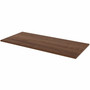 Lorell Multipurpose Tabletop - 30" Width x 66" Depth x 1" Thickness - Band Edge - Walnut, Laminate Table Top - For Conference Table, Office