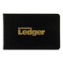National Four-Ring Ledger Binder Kit with A-Z Index, Black Cover, 8.5 x 5 Debit-Credit-Balance Sheets, 100 Sheets/Book
