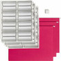 Smead 1/3 Tab Cut Letter Recycled Hanging Folder - 11 pt. - Paperboard - Adhesive Label, Write-on Label - (SMD64197)