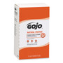 GOJO NATURAL ORANGE Pumice Hand Cleaner Refill, Citrus Scent, 2,000 mL, 4/Carton