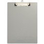 Officemate Magnetic Clipboard - Aluminum - Gray