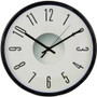 Victory Light Heavy-duty Silent Wall Clock - Black, Gray Case