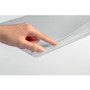 Durable Water-Resistant Sign Holder Pockets with Cable Ties, 11 x 17, Clear Frame, 5/Pack