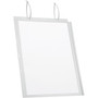 Durable Water-Resistant Sign Holder Pockets with Cable Ties, 11 x 17, Clear Frame, 5/Pack