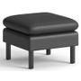 HON Parkwyn Ottoman - 17.8" Height x 24" Width x 23" Depth - Material: Polyurethane - Finish: Black