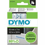 Dymo D1 Electronic Tape Cartridge - 1/2" Width x 23 ft Length - Blue, White - Easy Peel, Durable