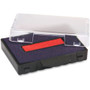 Trodat T5444 Replacement Ink Pad - Red, Blue Ink - Plastic