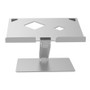 Durable Folding Adjustable Laptop Mount, Silver, Supports 11 lbs