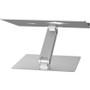 Durable Folding Adjustable Laptop Mount, Silver, Supports 11 lbs