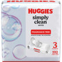 Huggies Simply Clean Wipes - WhitePacket - 64/Packet