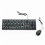 Verbatim Wired Keyboard and Mouse - USB Cable Keyboard - USB Mouse - 1000 dpi - Multimedia Hot Key(s) - Symmetrical