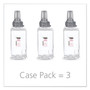 GOJO Clear and Mild Foam Handwash Refill, For ADX-12 Dispenser, Fragrance-Free, 1,250 mL, 3/Carton