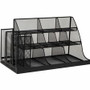 Mind Reader 14-Compartment Coffee/Condiment Organizer - 14 Compartment(s) - 3 Tier(s) - 12.80" Height x 24" Width x 12" Depth - Counter, Desktop - Lightweight, Durable, Durable, Sturdy, Food Safe, Non-slip, Easy to Clean