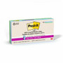 Post-it Super Sticky Adhesive Note - 420 - 3" Flag/Note Width x 3" Flag/Note Length - Square - 70 Sheets per Pad - Assorted Oasis