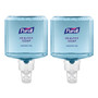 PURELL HEALTHY SOAP Gentle and Free Foam Refill, For ES8 Dispensers, Fragrance-Free, 1,200 mL, 2/Carton