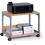 Durable System 48 Multi-Function Trolley, Metal, 2 Shelves, 23.6 x 18.7 x 17, Beech