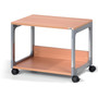 Durable System 48 Multi-Function Trolley, Metal, 2 Shelves, 23.6 x 18.7 x 17, Beech