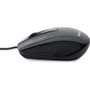 Verbatim Corded Optical Mouse - Black - Optical - Cable - Black - Scroll Wheel