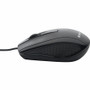 Verbatim Corded Optical Mouse - Black - Optical - Cable - Black - Scroll Wheel