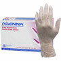 Adenna Vinyl Powder Free Exam Gloves - 4 mil Thickness x 9.40" Glove Length - Medium Size - Polyvinyl Chloride (PVC) - Translucent - Latex-free, Comfortable, Non-sterile