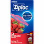 Ziploc Stand-Up Storage Bags - Blue - Kitchen - 48/Box