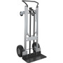 Cosco 2-in-1 Hybrid Hand Truck - 1000 lb Load Capacity - 4 Casters - 19.50" Length x 19.50" Width x 48" Height - Black